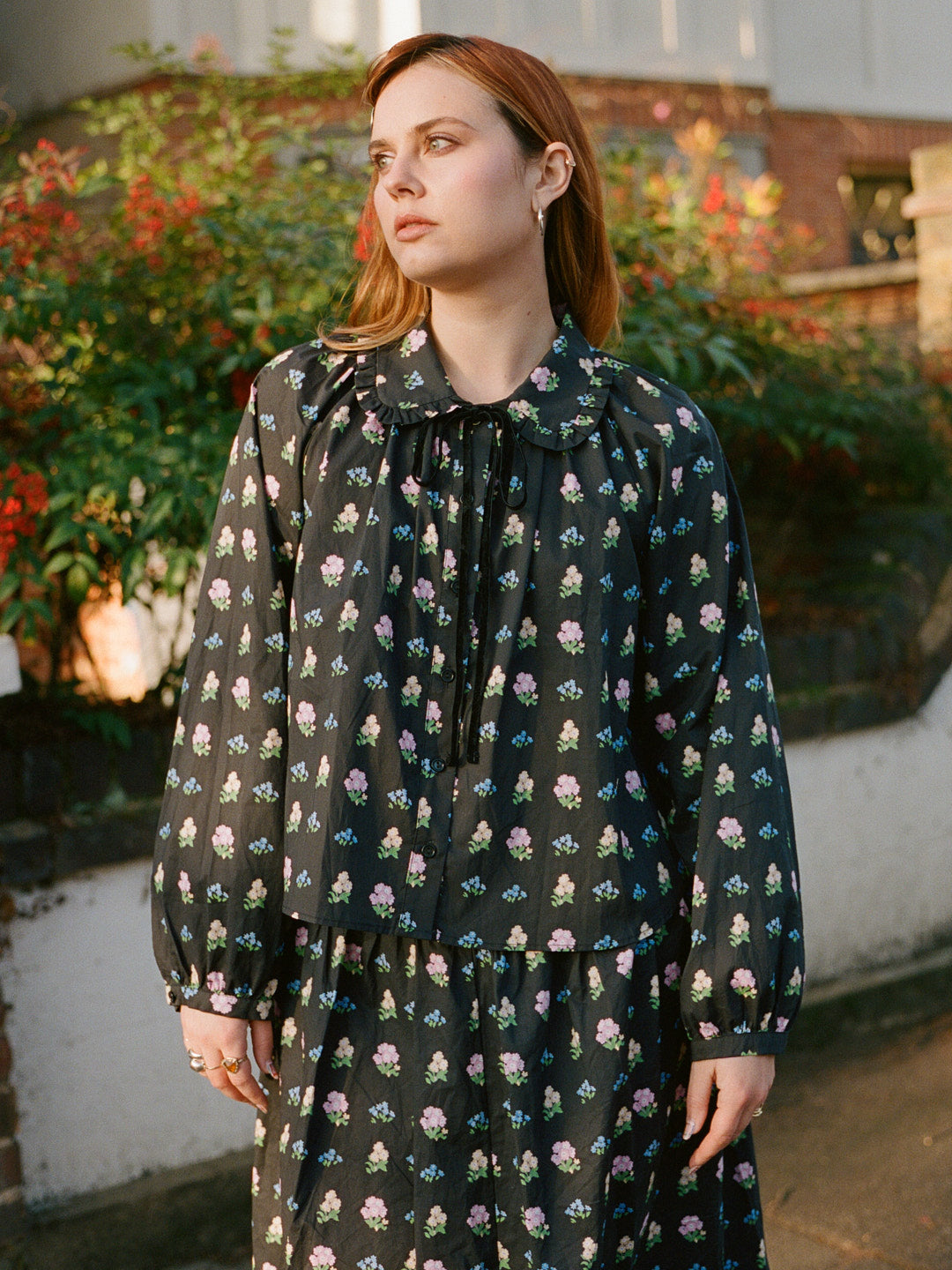 Wimbledon Top - Noir Garden – Lisa Says Gah