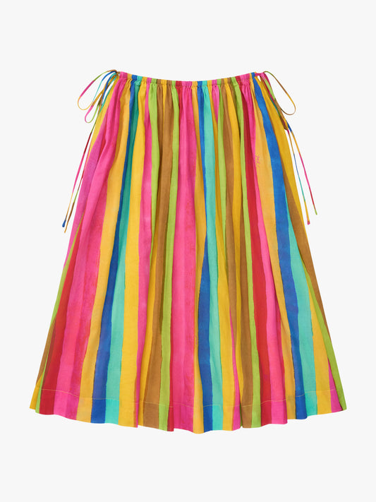 Avery Skirt - Sherbert Stripe