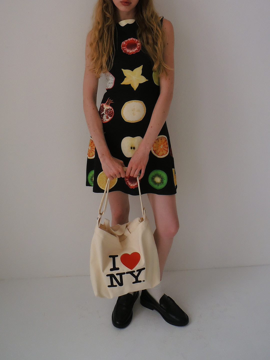 Horizontal Zip Duck Bag - I LOVE NY