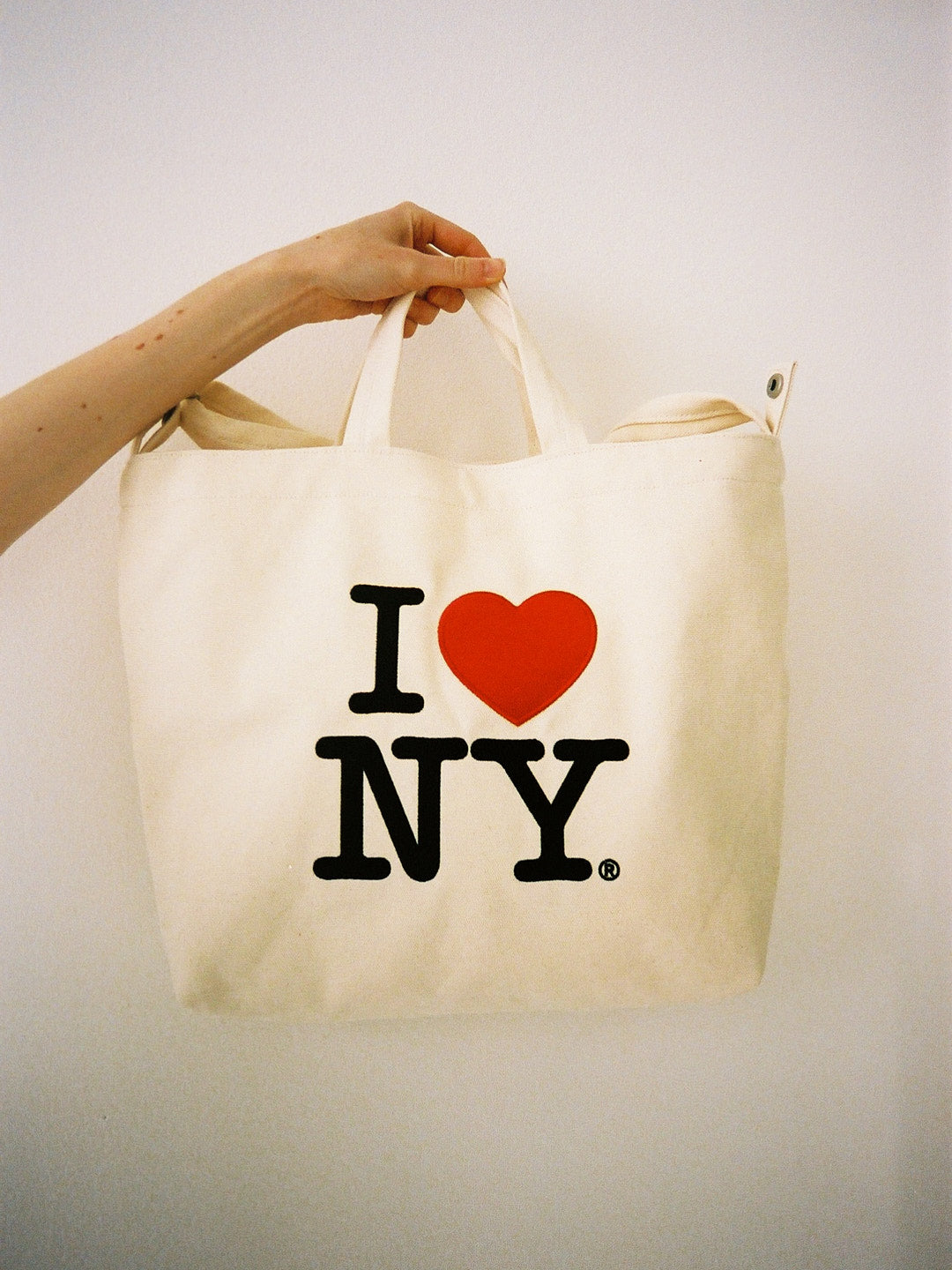 Horizontal Zip Duck Bag - I LOVE NY