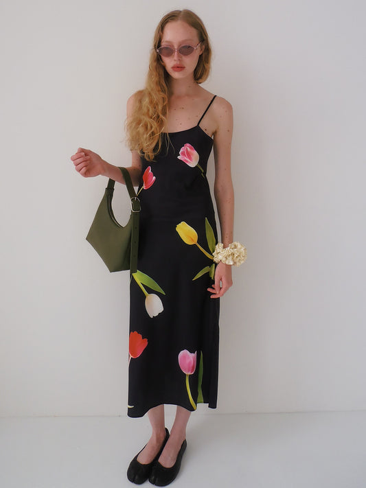 Tulip Dress - Black