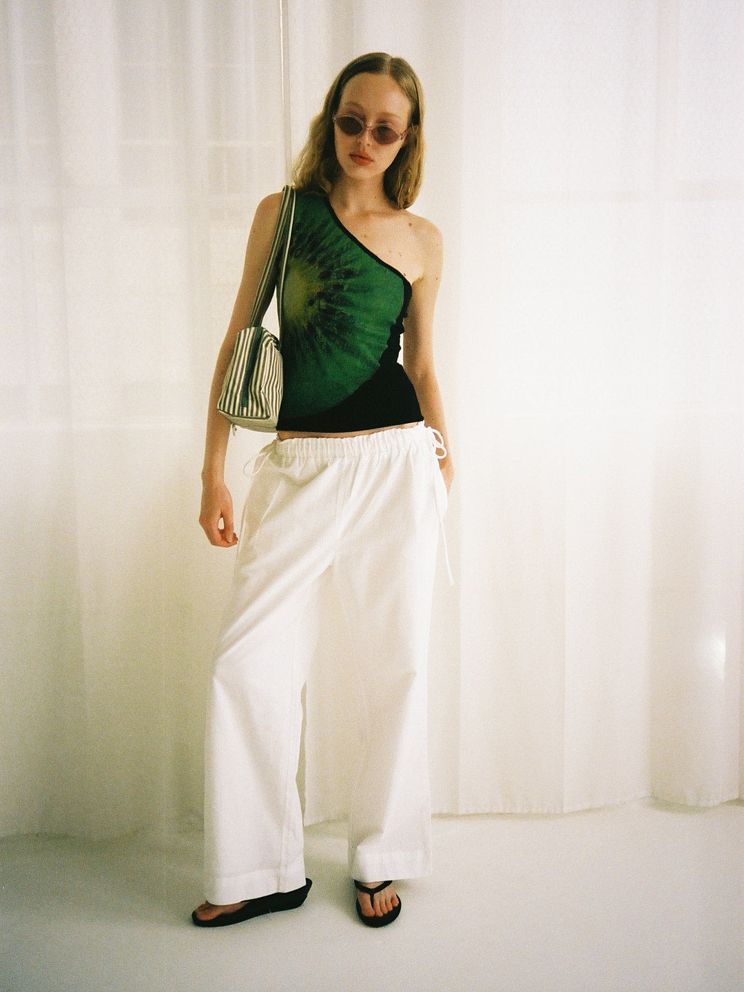 Fruit Slice One Shoulder - Kiwi