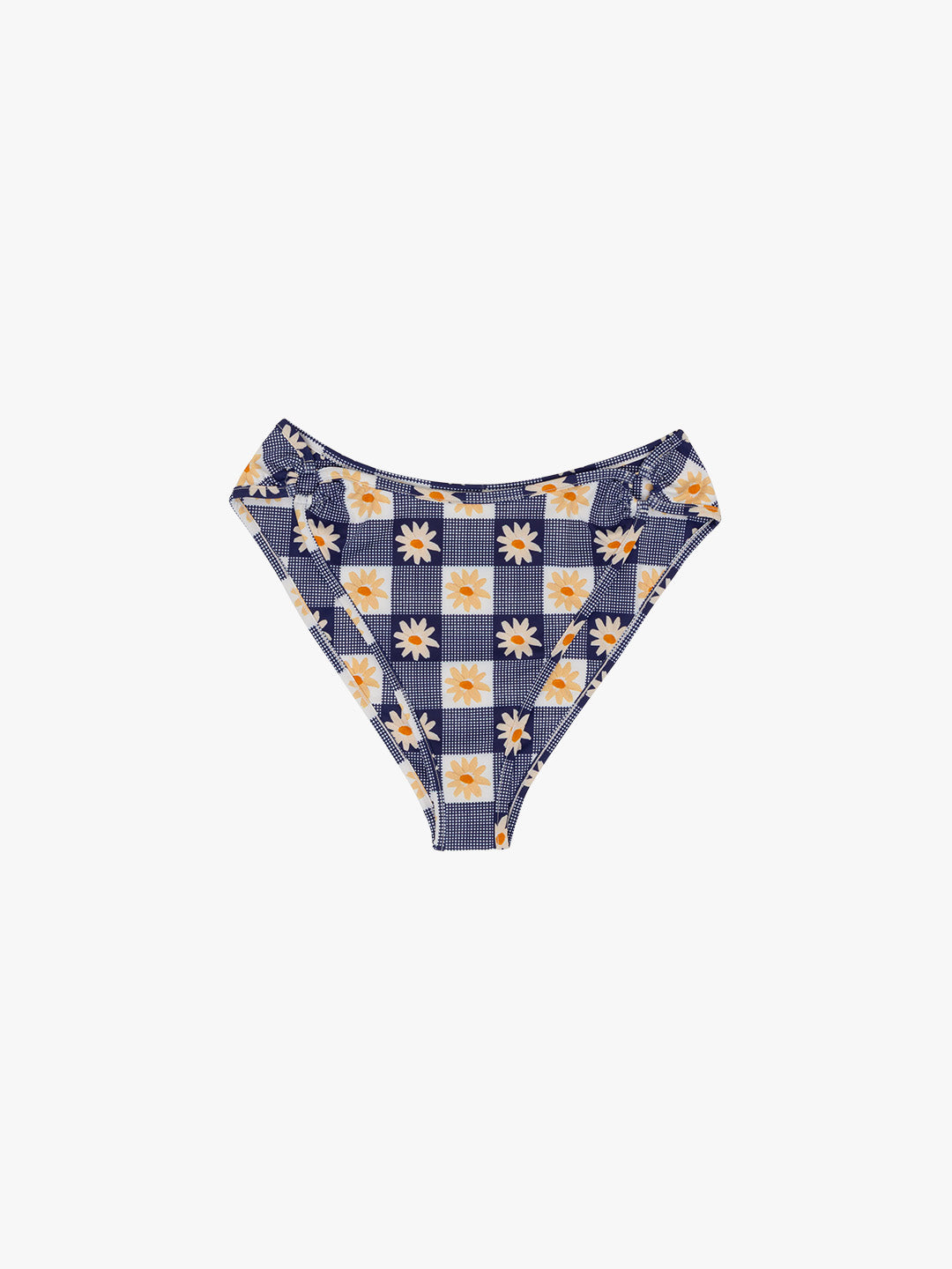 Banks Bottom - Navy Daisy Gingham