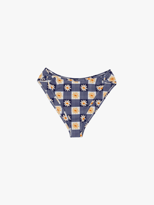 Banks Bottom - Navy Daisy Gingham