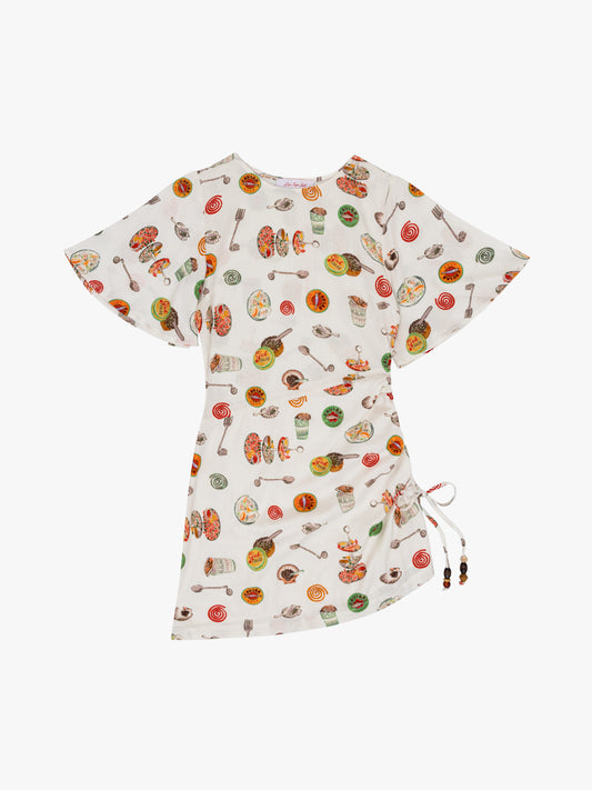 Belle Dress - Caviar Dreams White