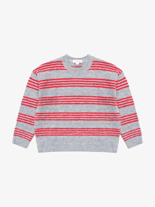 Bronte Sweater - Grey Stripe