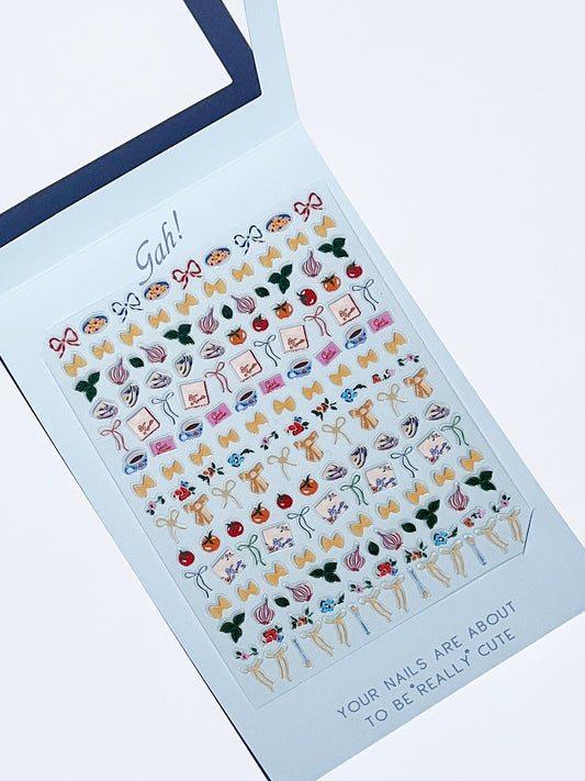 Nail Art Stickers - Buon Appetito
