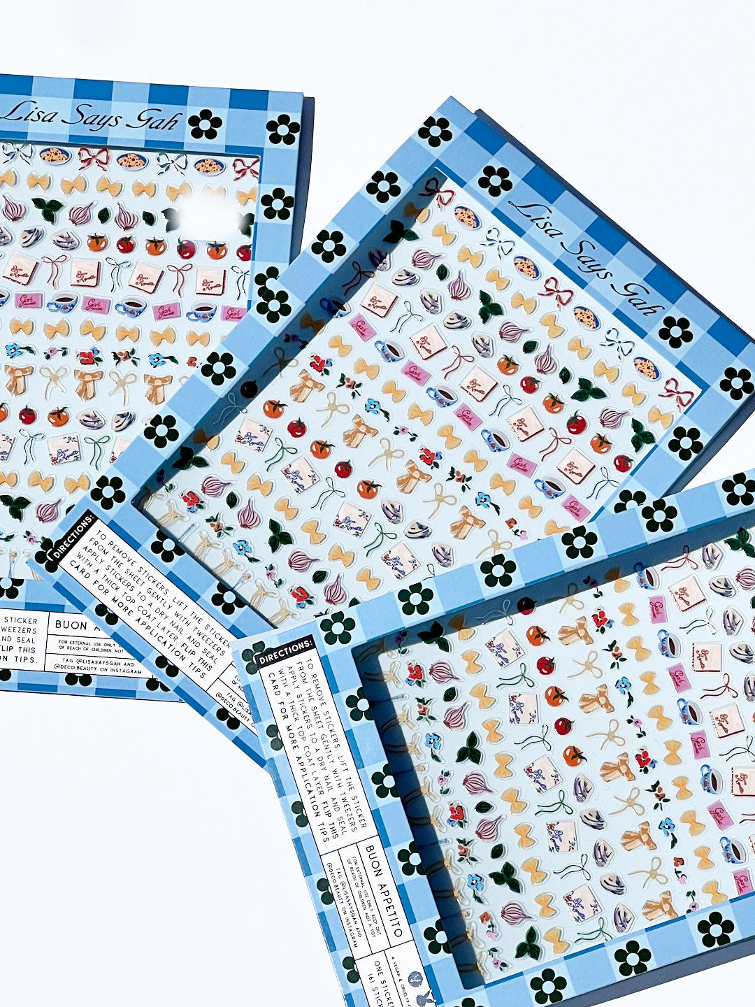 Nail Art Stickers - Buon Appetito