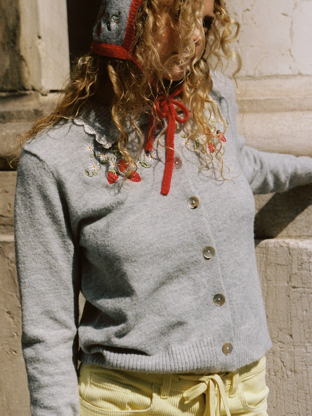 HYEON /blossom gilet グレー HYEON /blossom gilet グレー HYEON (ヘヨン) official online store