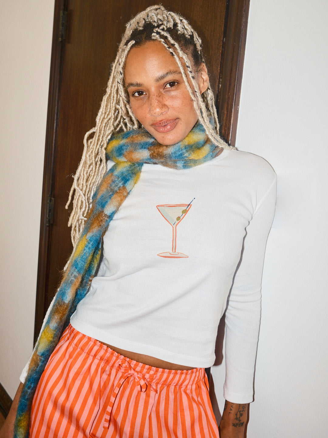 Dana Long Sleeve Tee - Martini
