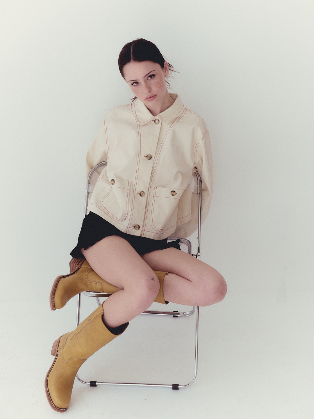 Campus Knee High Boot - Banana