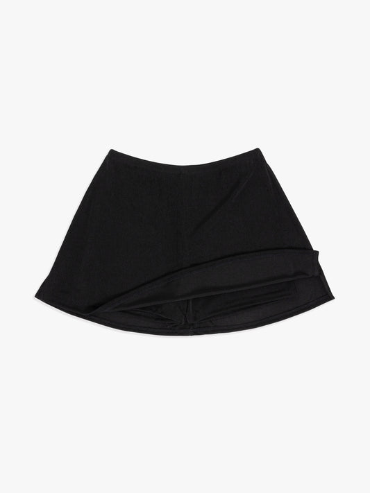 Darcy Skort - Black Slinky