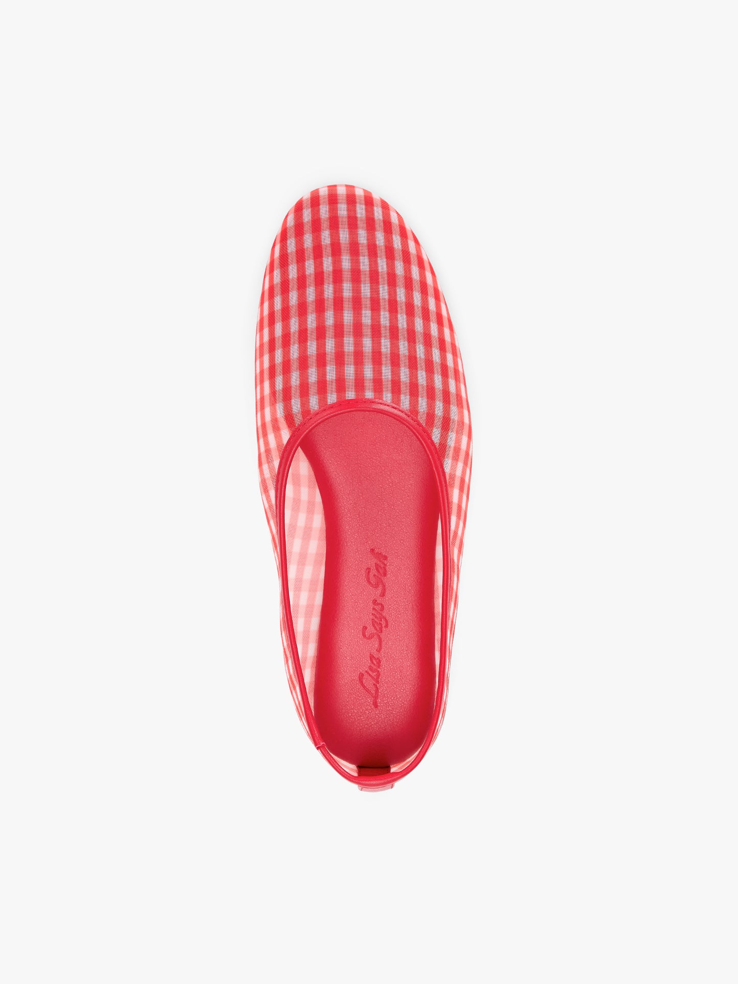 Eden Mesh Flat - Cherry Gingham