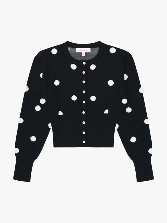 Emi Cardi - Black/White Dot