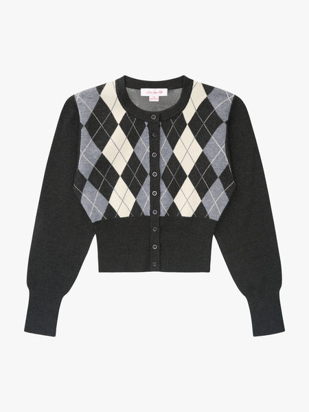 K*i様 juemi Rhombus Plated Cardigan gray Rhombus Pleated Cardigan – JUEMI