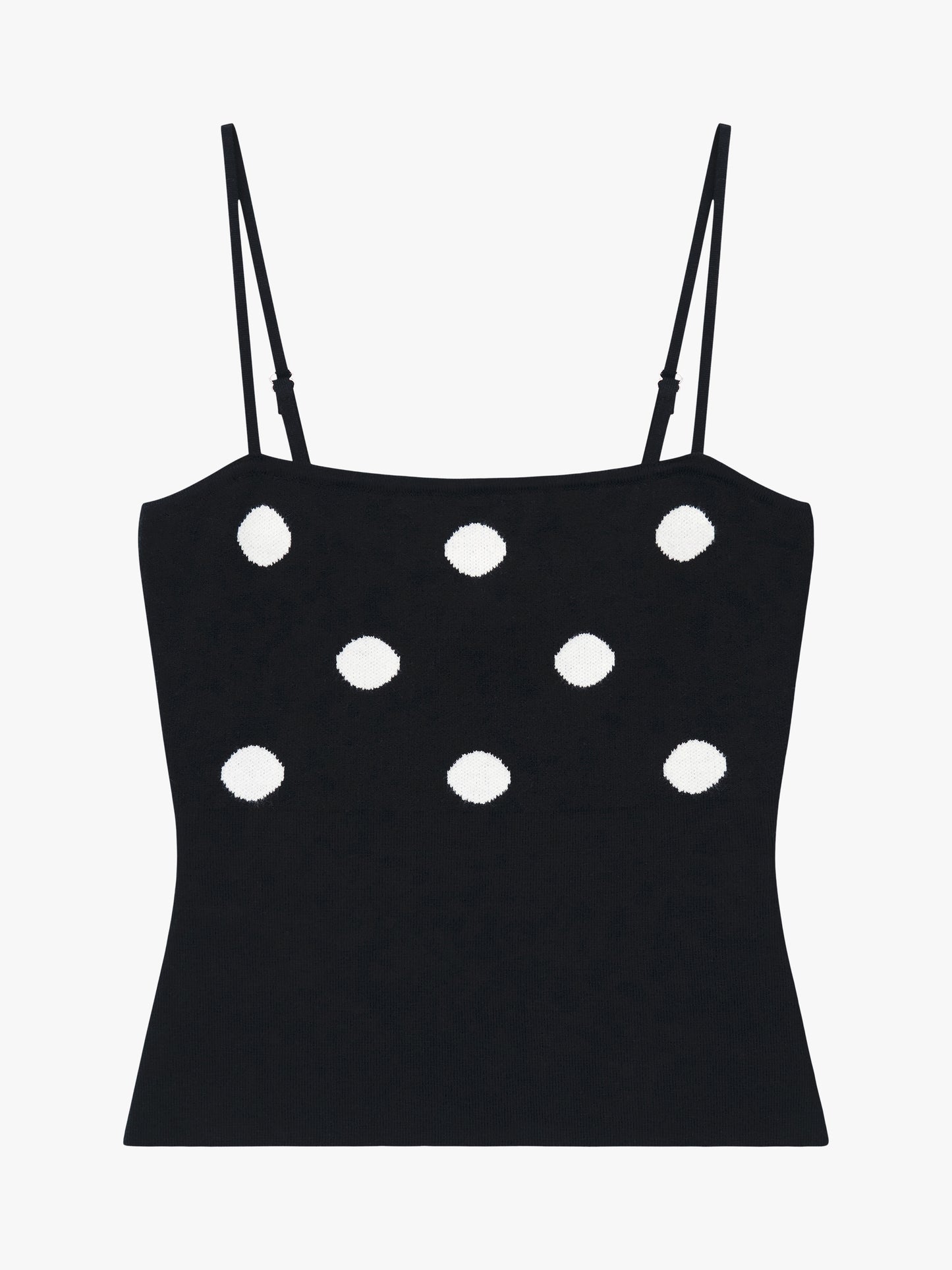 Emi Tank - Black/White Dot