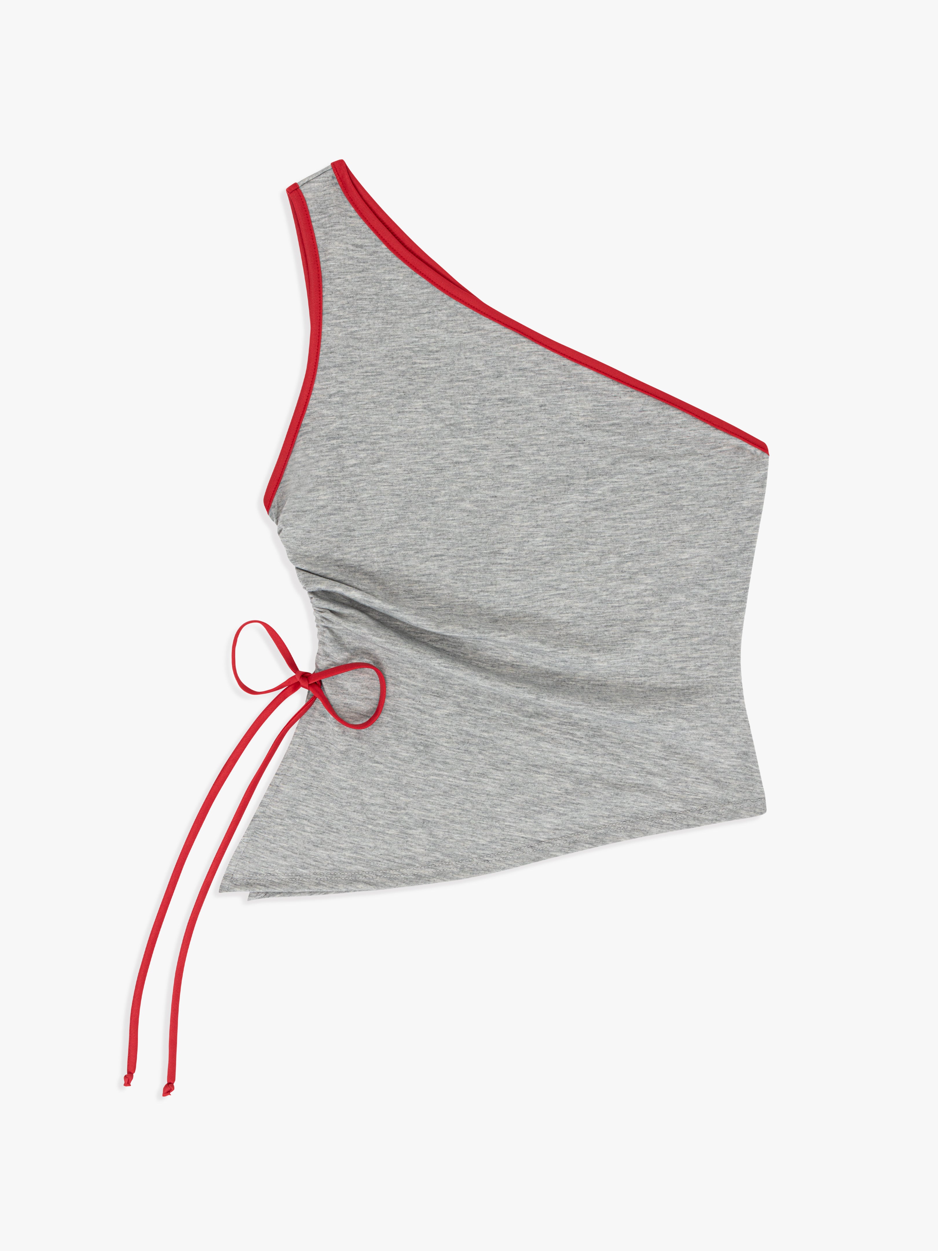 Emily Tank - Heather/Red – Lisa Says Gah