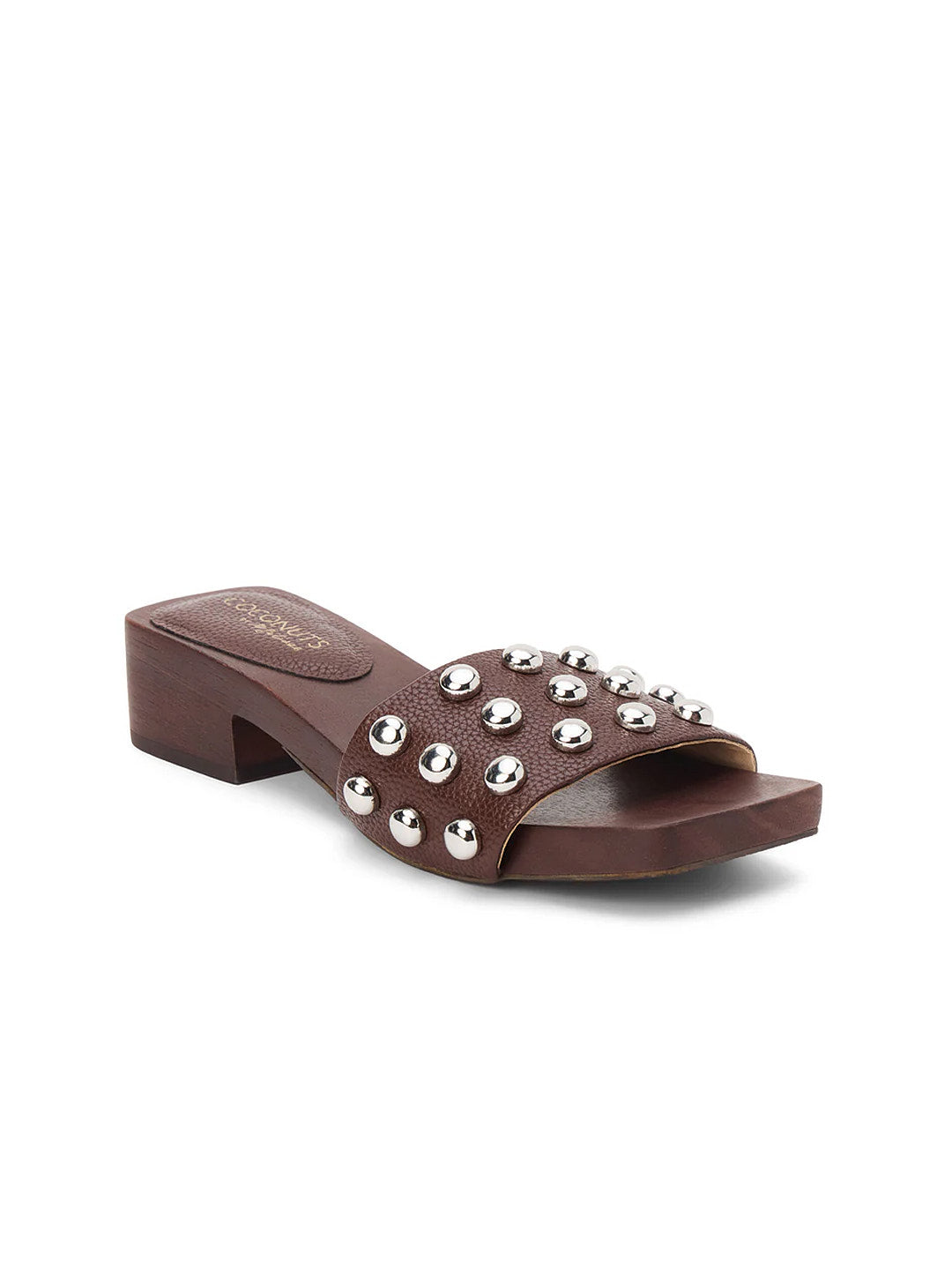 Fiora Studded Sandal - Chocolate