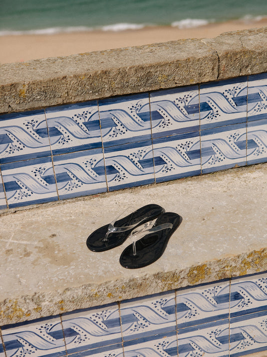 Olson Jelly Sandal - Clear/Black