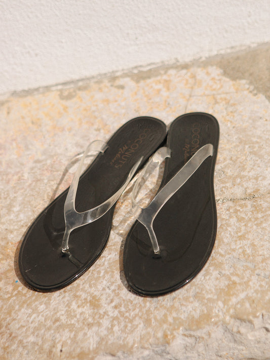 Olson Jelly Sandal - Clear/Black