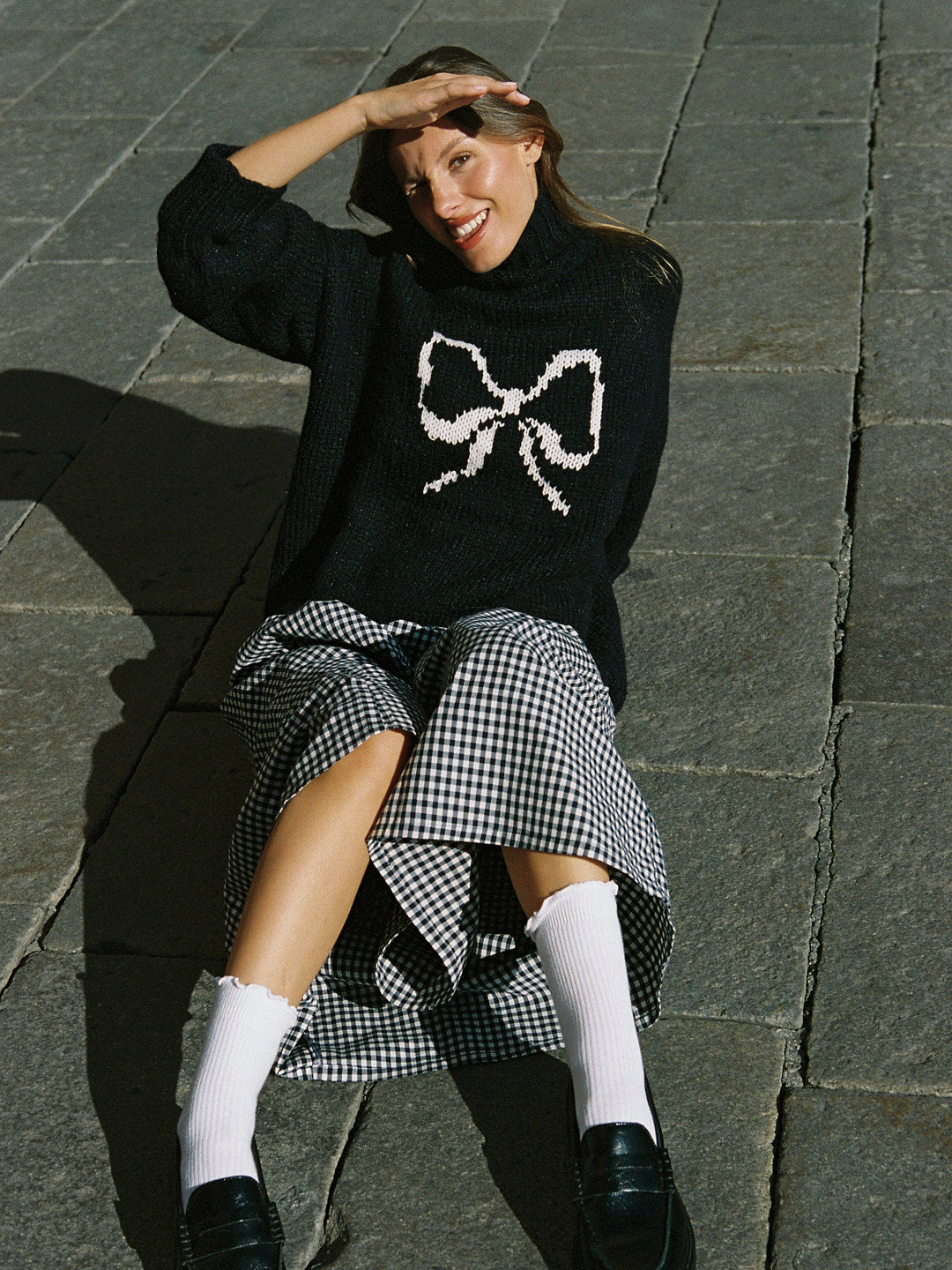 Cece Turtleneck - Ink Bow