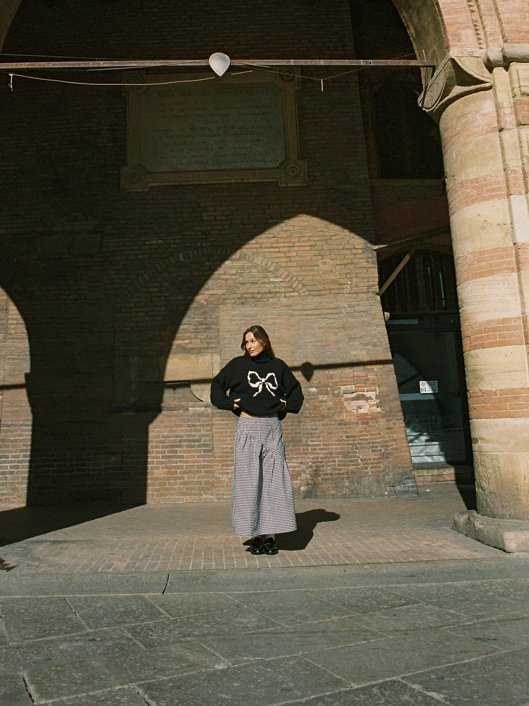 Maeve Midi Skirt - Midnight Check