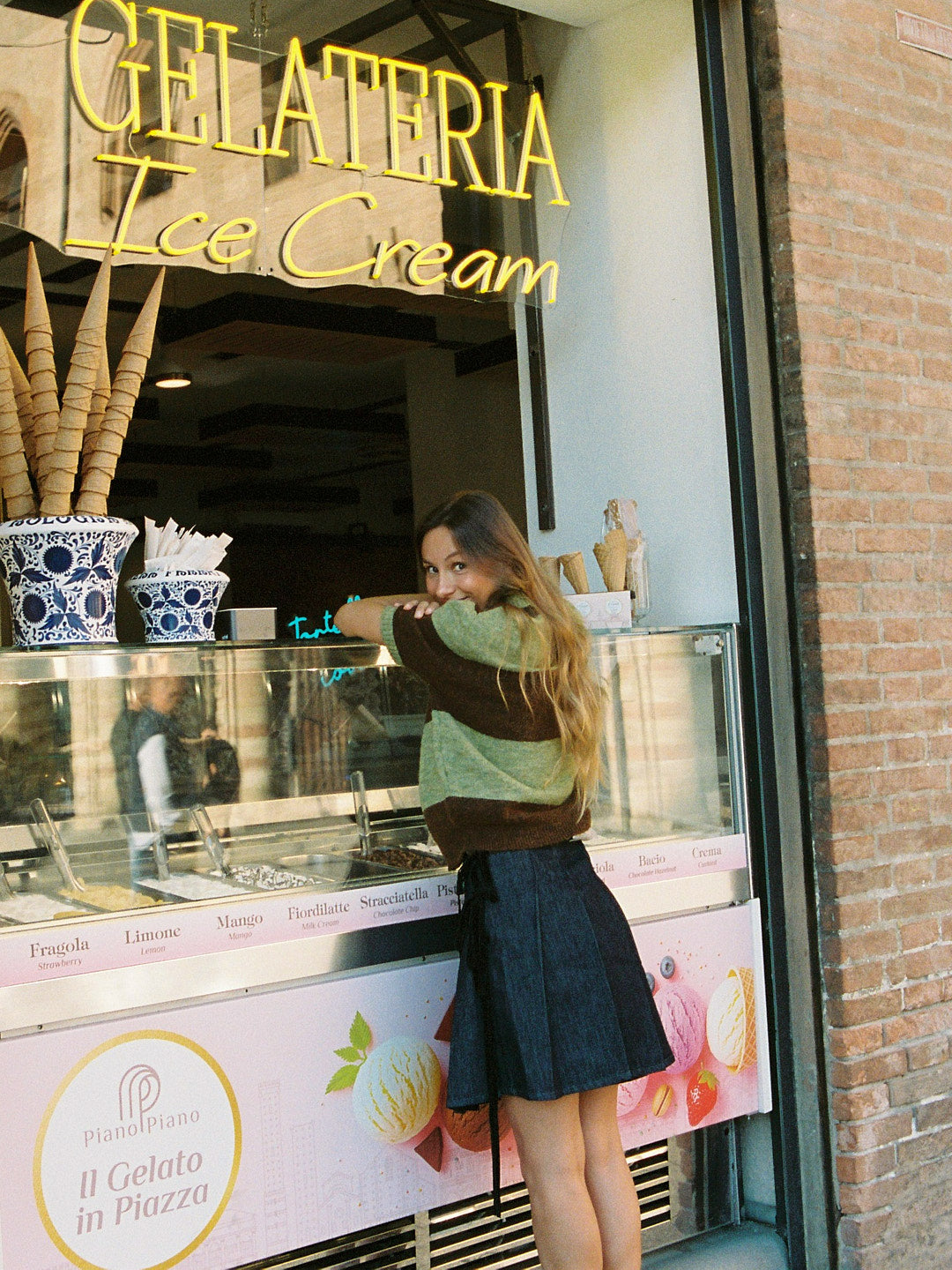 Naomi Wrap Skirt - Dark Wash Denim