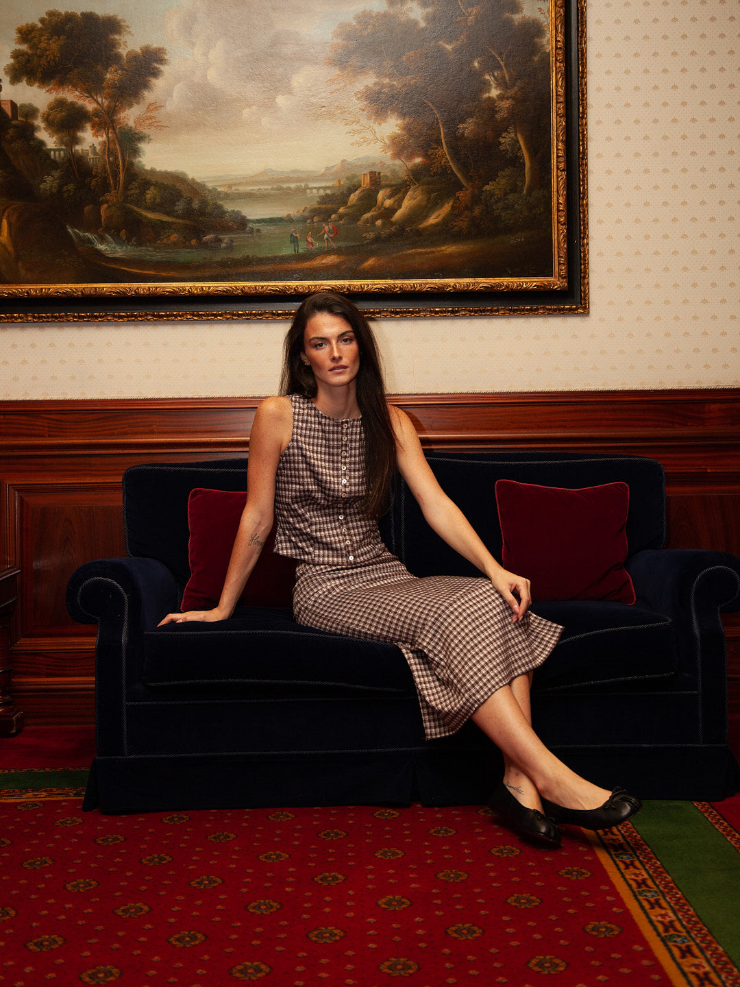 Sammy Skirt - Cocoa Plaid