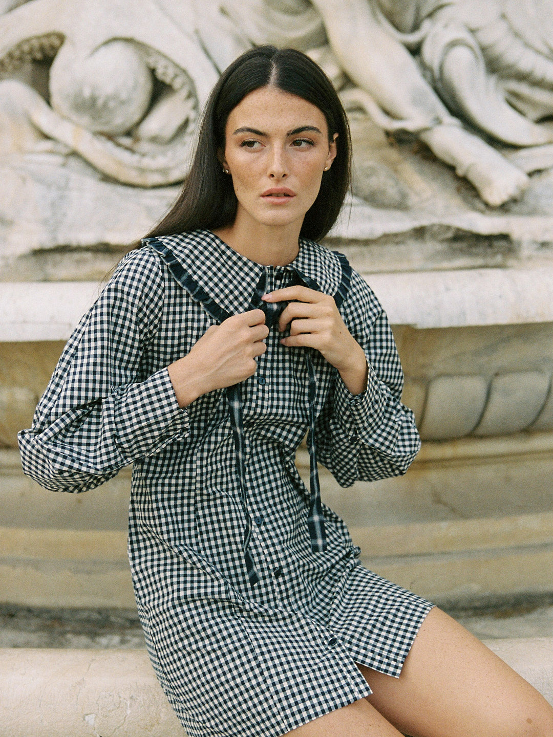 Piper Dress - Midnight Check Mix Lisa Says Gah Piper Dress - Midnight Check Mix Lisa Says Gah