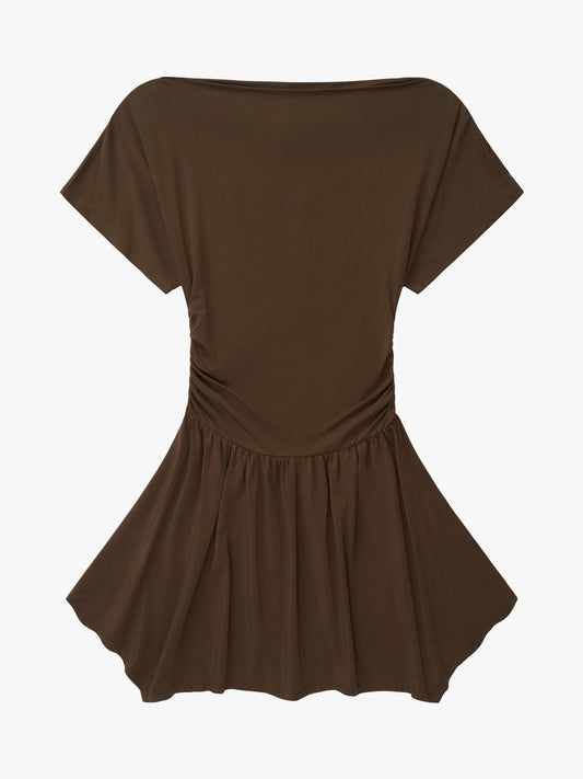 Faye Dress - Chocolate