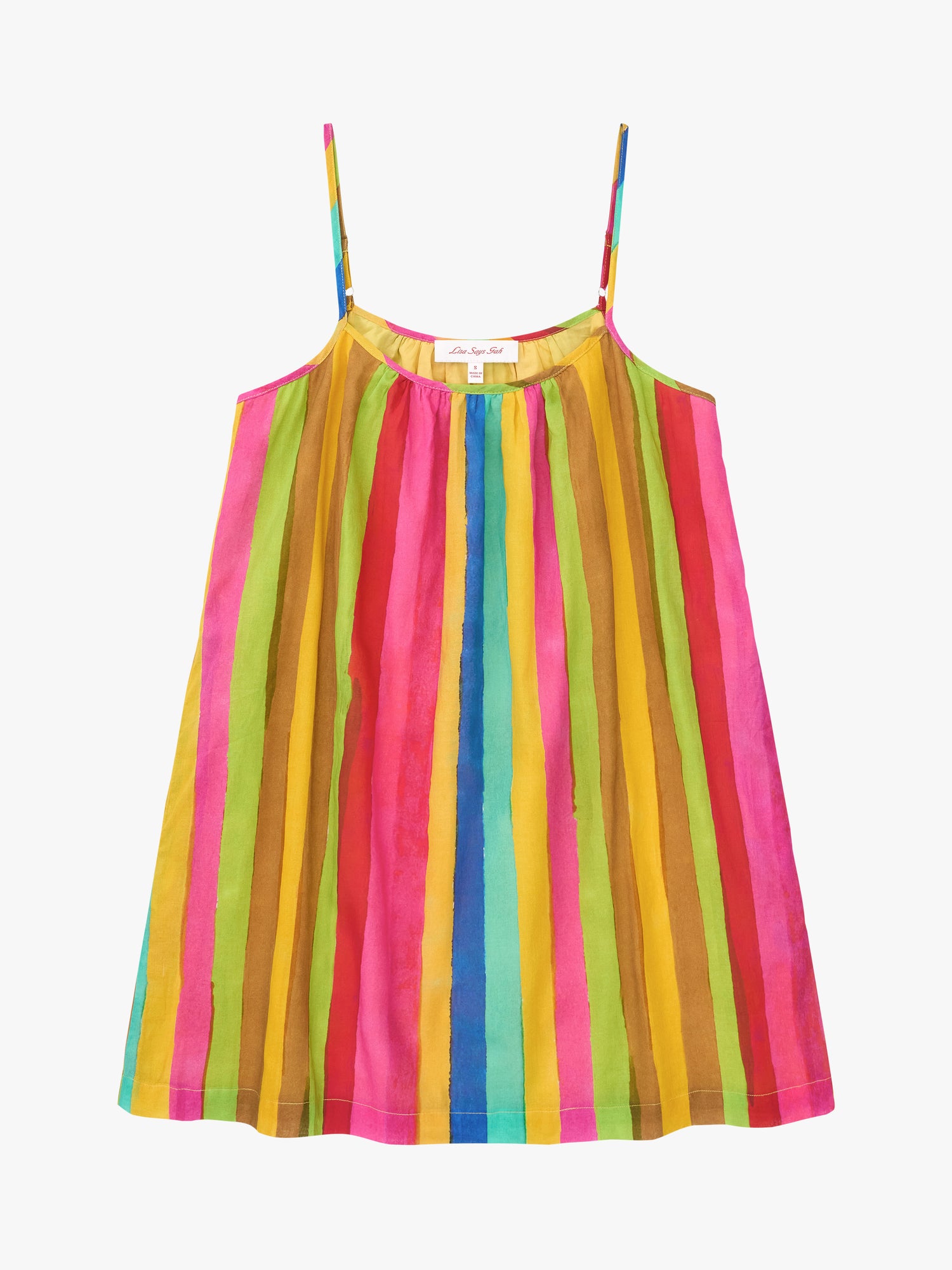 Geneva Dress - Sherbert Stripe
