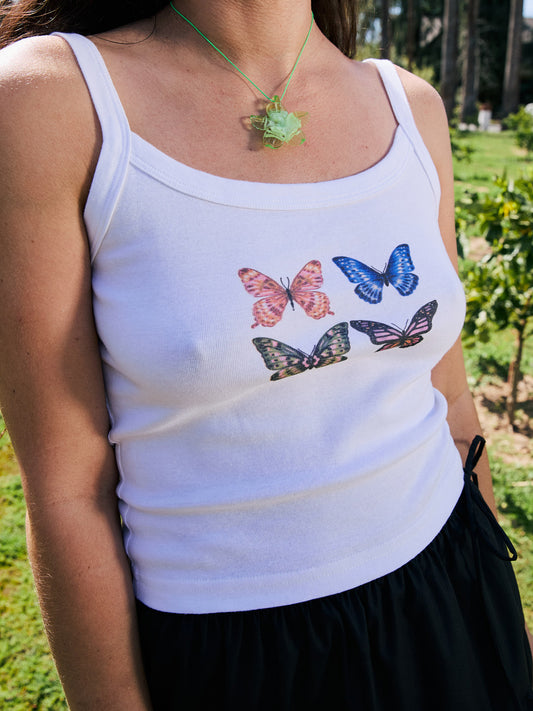 Harley Tank - Butterflies