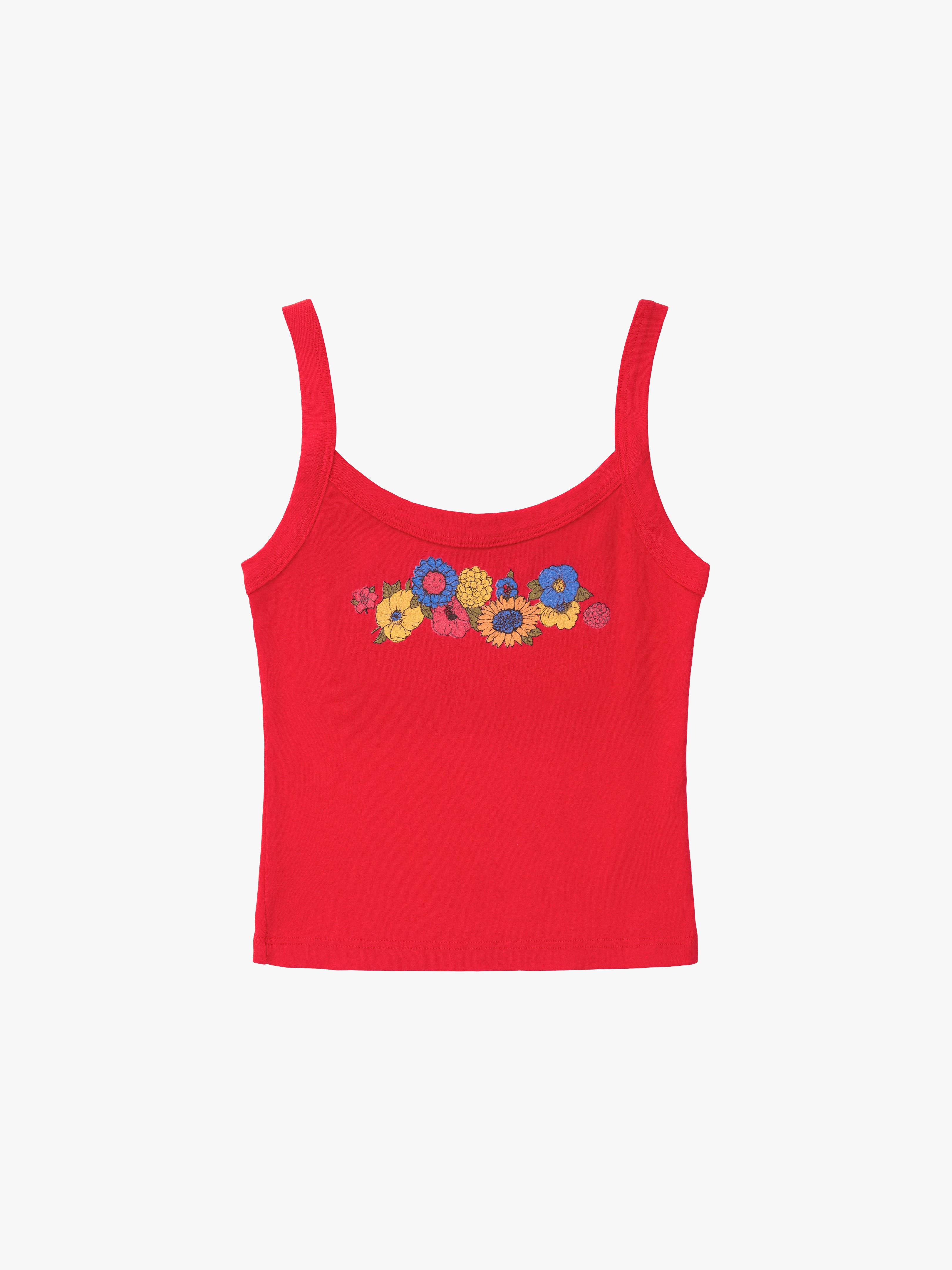Harley Tank - Red Floral – Lisa Says Gah