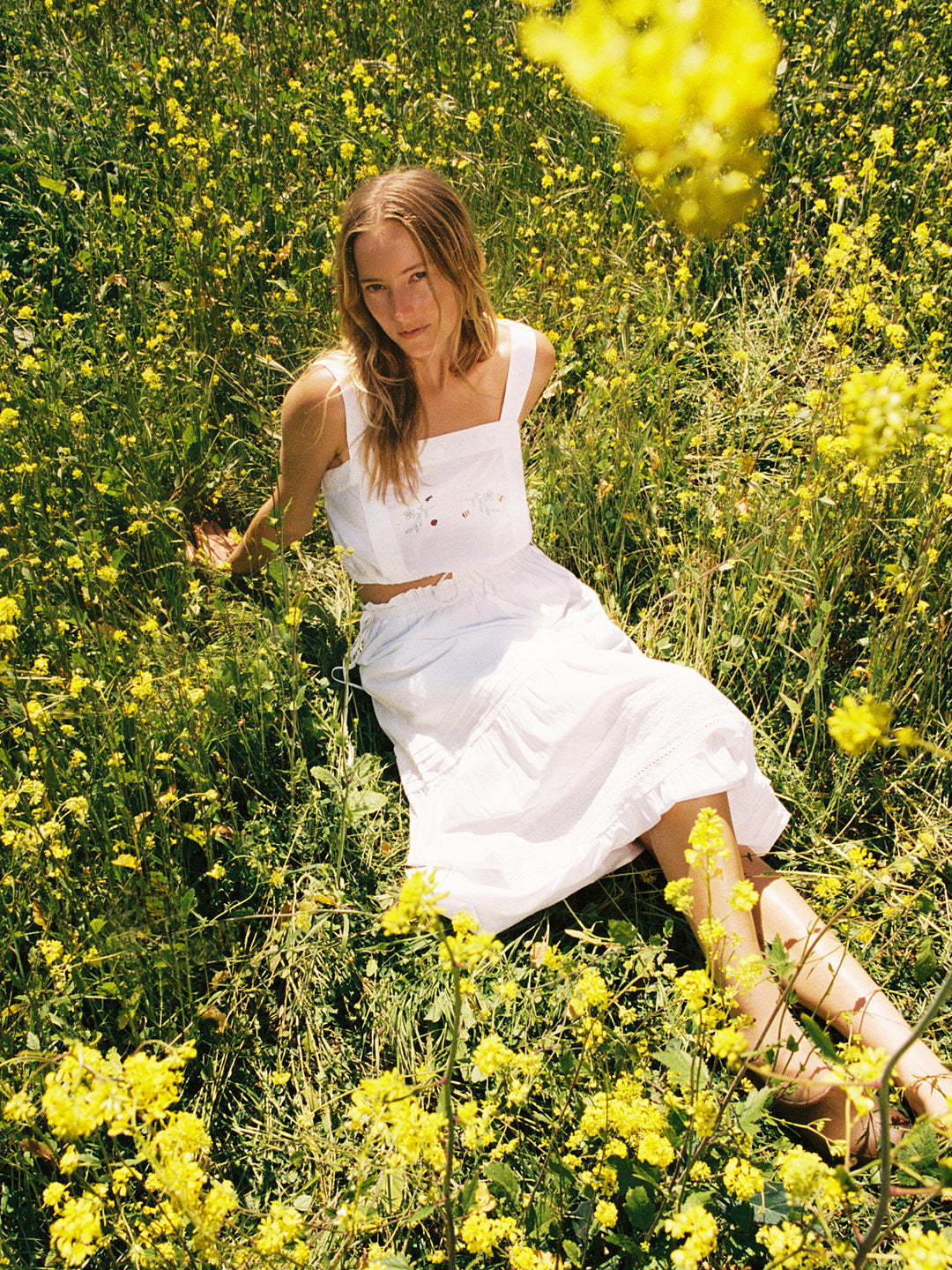 Heidi Top - Garden Embroidery