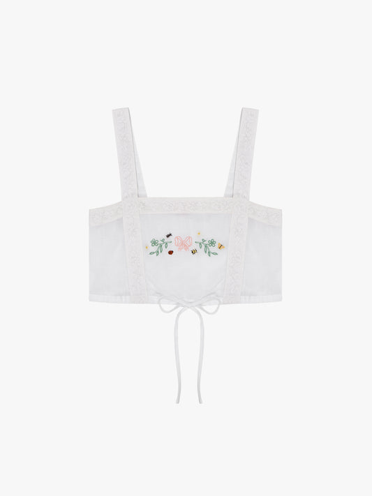 Heidi Top - Garden Embroidery