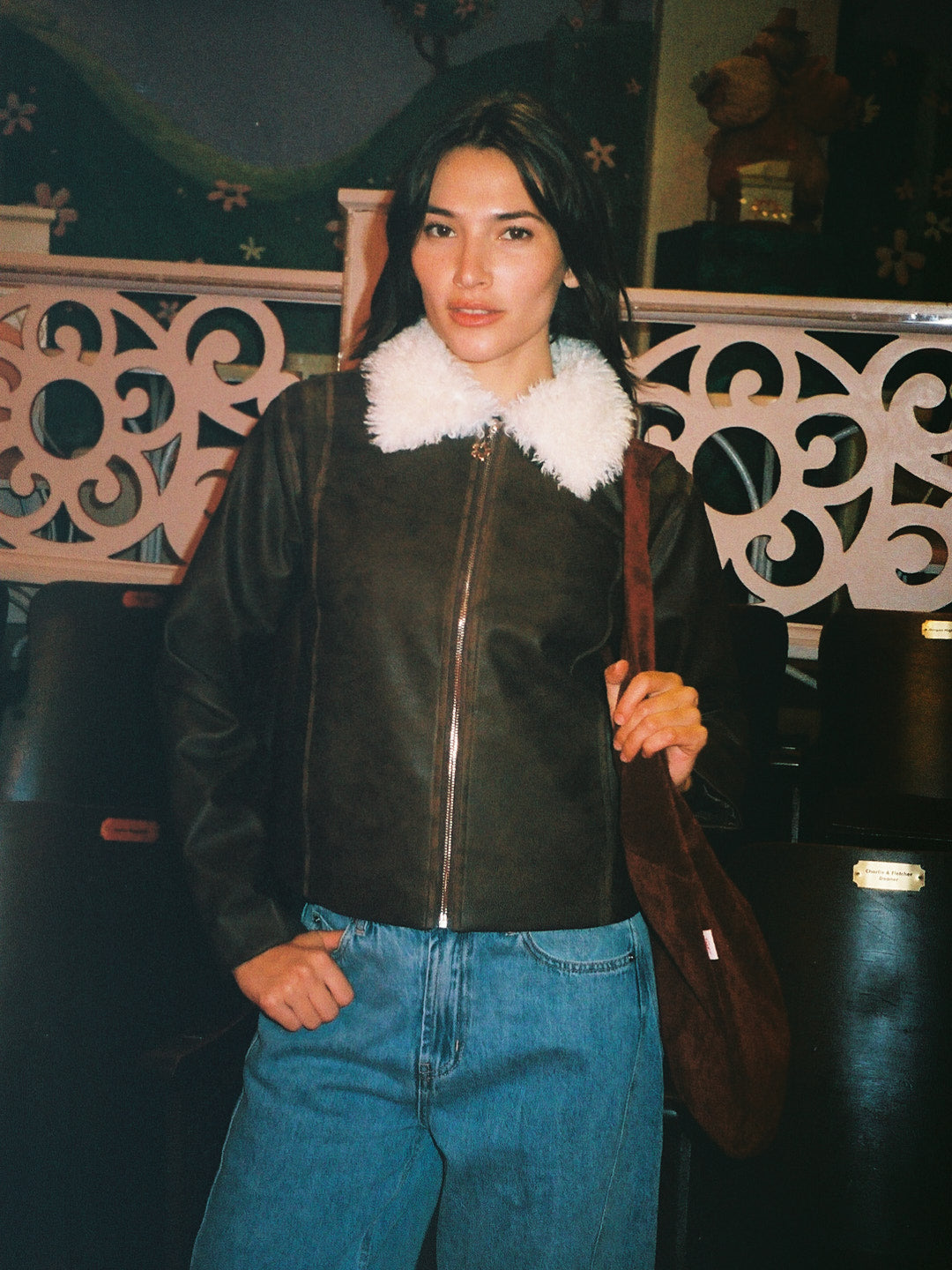 Shyla Jacket - Washed Brown