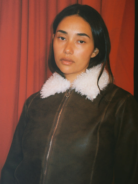 Shyla Jacket - Washed Brown