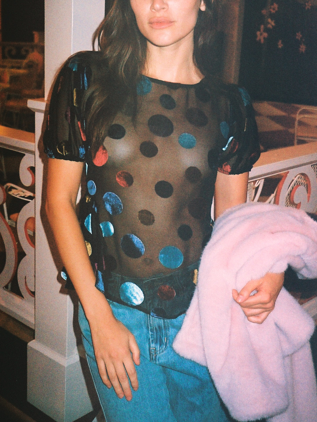 Petra Blouse - Party Dot