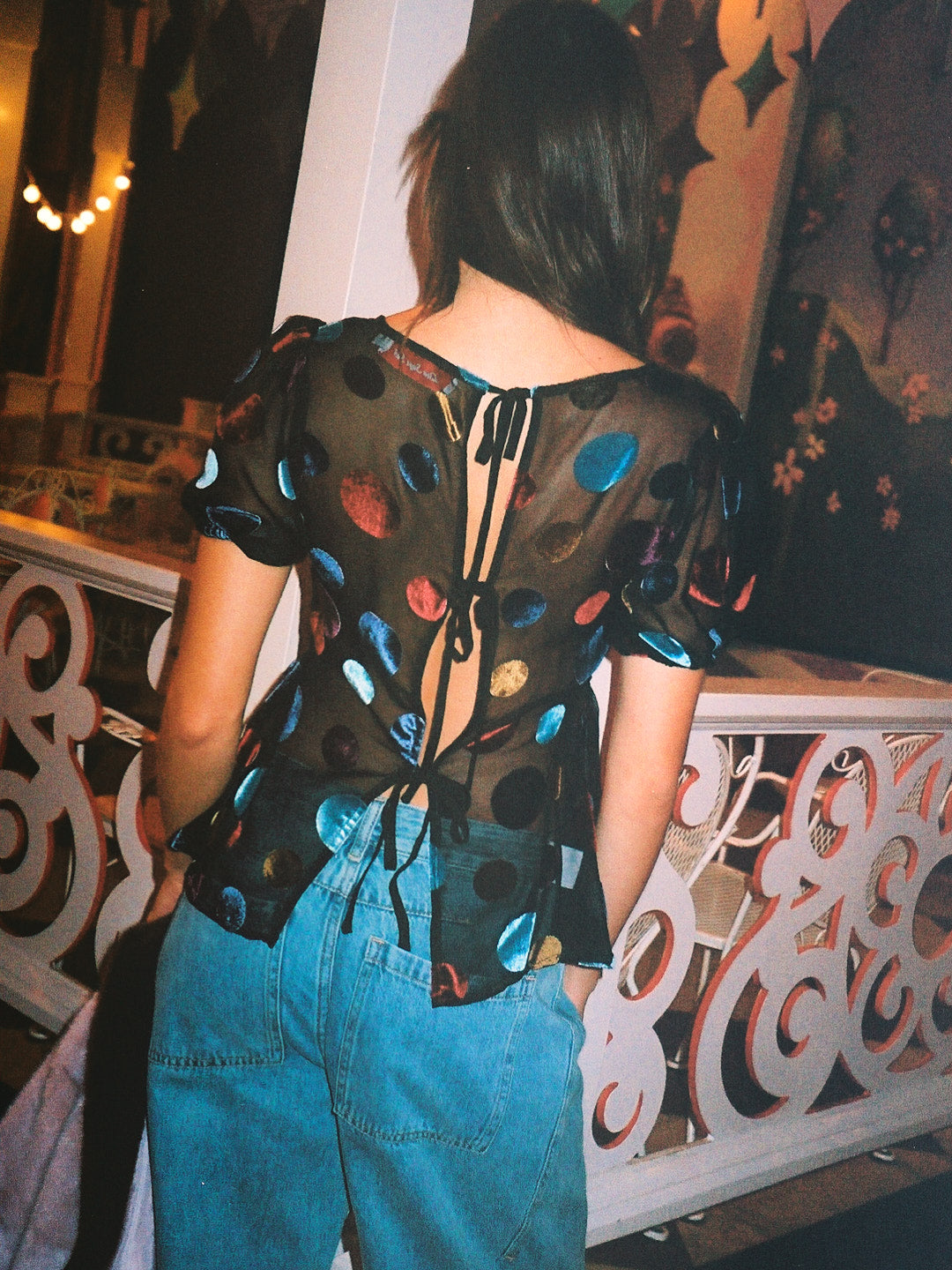 Petra Blouse - Party Dot