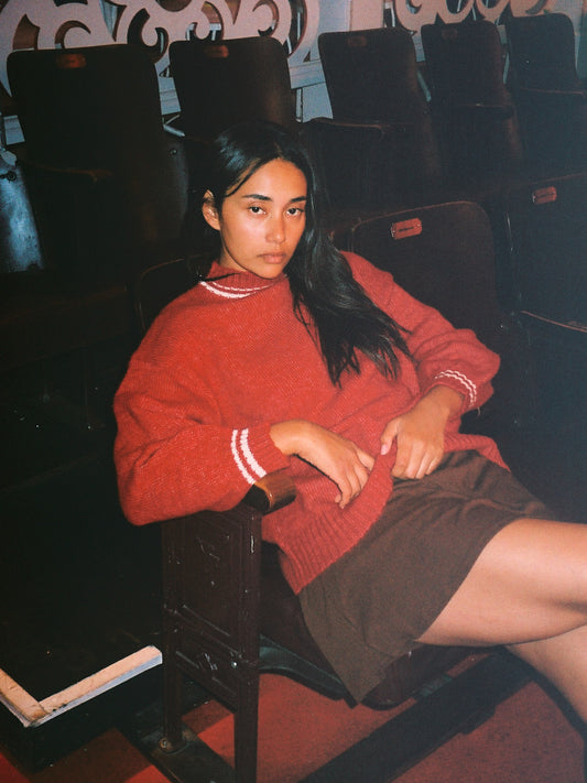 Shani Sweater - Cherry