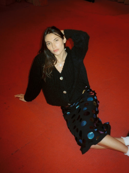 Issa V-Neck Cardi - Black