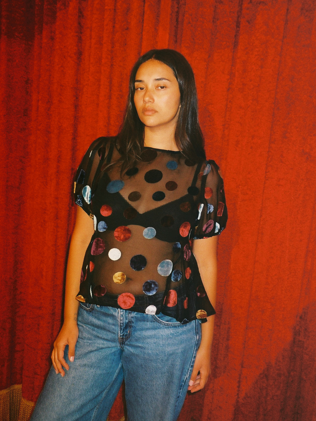 Petra Blouse - Party Dot