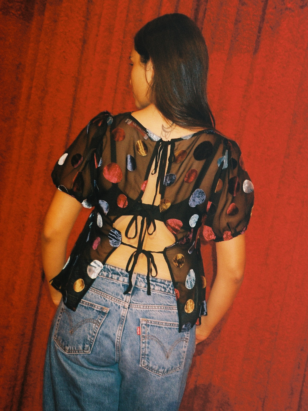 Petra Blouse - Party Dot