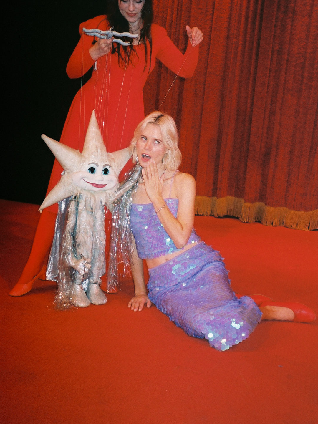 Siren Skirt - Lilac Paillette