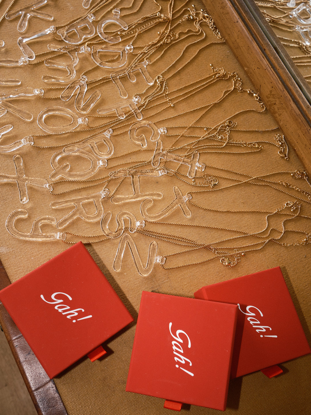 Initial Necklace - Clear