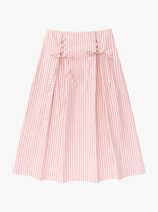Islington Midi Skirt - Gelato Stripe