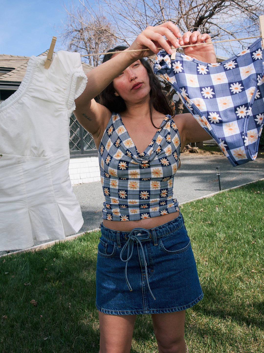 Blossom Skirt - Vintage Indigo Wash