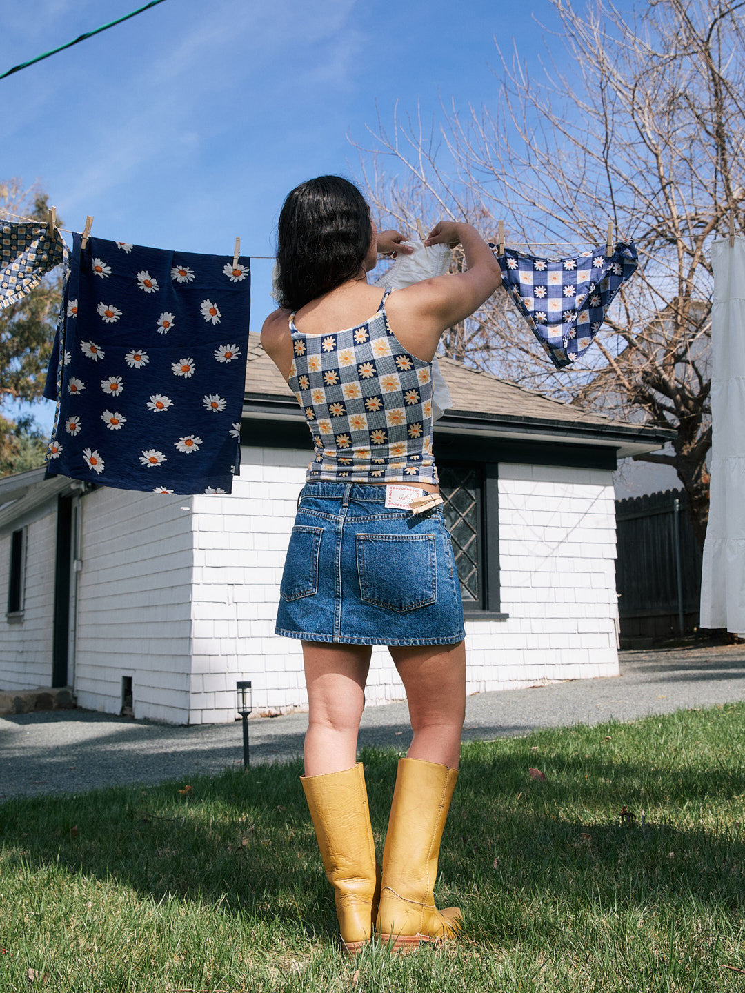 Blossom Skirt - Vintage Indigo Wash