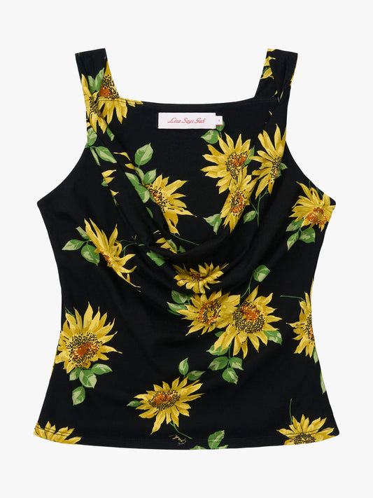 Jean Top - Midnight Sunflower