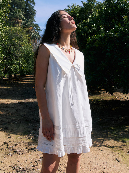 Jenny Mini Dress - Dove